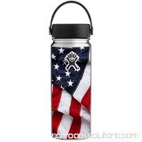 Skin Decal Vinyl Wrap for Hydro Flask 18 oz Wide Mouth Skins Stickers Cover / US Flag, America Proud